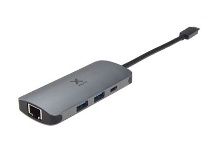 Xtorm XC004 Hub 4-w-1 z USB-C na USB 3.0 i Ethernet
