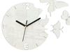 Zegar ścienny Motyl biały