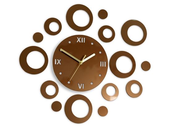 Zegar ścienny Ring Copper