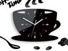 Zegar ścienny Coffe Time Black