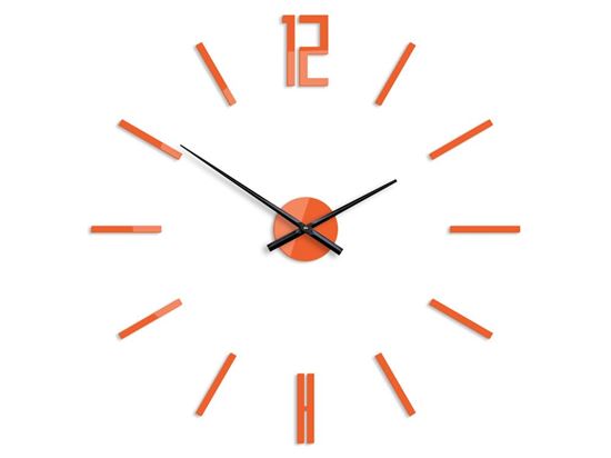 Zegar ścienny Carlo pomarańcz