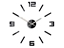 Zegar ścienny Arabic Czarny