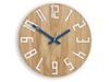Zegar drewniany Slim Biało-Granatowy