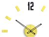 Zegar ścienny POINT Żółty