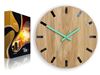 Zegar ścienny Drewniany Dąb SIMPLE BLACK&MINT