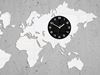Zegar ścienny WORLD- Mapa Swiata Biała 120x70