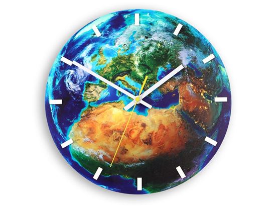 Zegar ścienny Globe- Świat