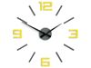 Zegar ścienny Silver XL Żółto-Szary