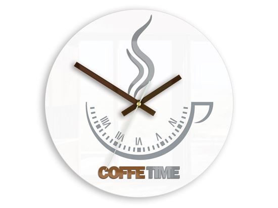 Zegar ścienny Coffee Time ver.II BIAŁA