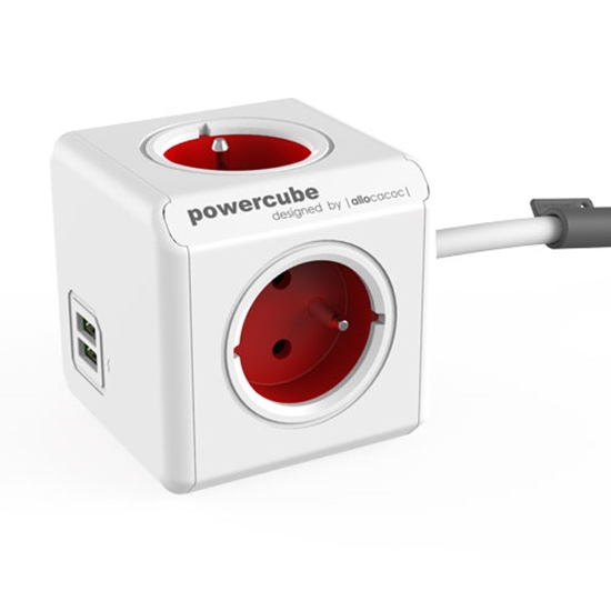Przedłużacz PowerCube Extended USB 1,5 m RED