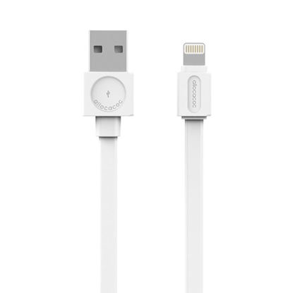 Przewód USB Lightning Flat - biały