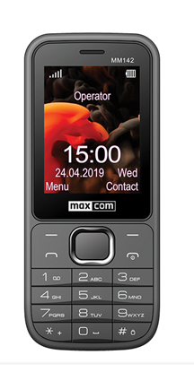 Klasyczny telefon komórkowy MAXCOM Classic MM142 Szary