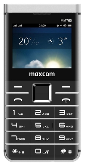 Telefon dla seniora MAXCOM MM760 Comfort Czarny