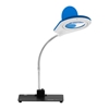 Lampka biurkowa LED bezcieniowa ze szkłem powiększającym 5x/10x - Niebieska