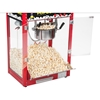 Barowa maszyna do popcornu z czarnym daszkiem