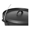 Kociołek garnek żeliwny myśliwski na ognisko grill kuchenkę śr. 31cm 6L + STOJAK