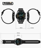 SM40/1-L13 PROMIS, Smartwatch męski,czarna koperta,czarny pasek skórzany