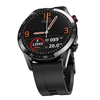 SM40/4-L13 PROMIS, Smartwatch męski,czarna koperta,czarny pasek silikonowy