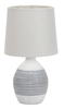 Lampa stołowa nocna szara ceramiczna Ambon Candellux 41-78575