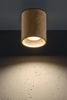 Lampa sufitowa drewniana 7,9x10cm 1xGU10 Tuba 2277165
