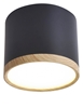 Lampa sufitowa czarno-drewniana 8,8x7,5cm Tuba Candellux 2275949