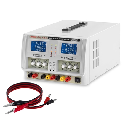 Zasilacz laboratoryjny warsztatowy regulowany źródło prądu z 3 trybami pracy 315W 230V Stamos Soldering S-LS-24