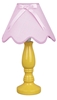 Lampka stołowa nocna ceramiczna żółto-różowa E27 Lola 41-84354