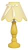 Lampka stołowa nocna ceramiczna żółta 60W E27 Lola Candellux 41-04680