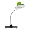 Lampka biurkowa LED bezcieniowa ze szkłem powiększającym 5x/10x - Zielona