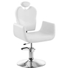 Profesjonalny fotel fryzjerski kosmetyczny obrotowy LIVORNO Physa biały