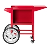 Wózek podstawa do maszyny do PopCornu z szafką - czerwony