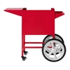 Wózek podstawa do maszyny do PopCornu z szafką - czerwony