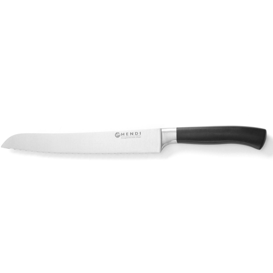 Profesjonalny nóż do pieczywa kuty ze stali Profi Line 215 mm - Hendi 844298
