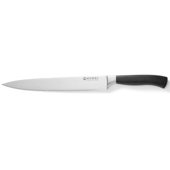 Profesjonalny nóż rzeźniczy do mięsa kuty ze stali Profi Line 250 mm - Hendi 844311