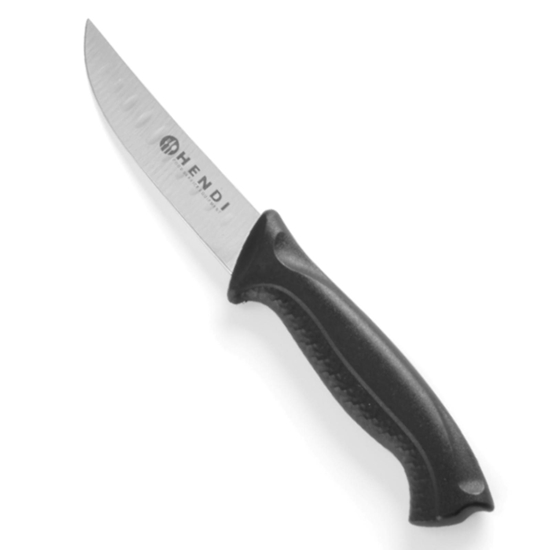 Profesjonalny nóż uniwersalny krótki czarny HACCP 90mm - Hendi 842201