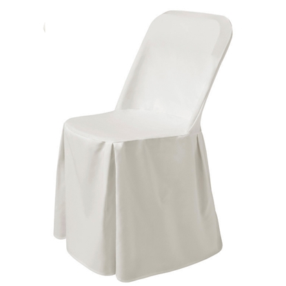 Pokrowiec nakrycie na krzesło Excellent tkanina Poly-Jersey biały - Hendi 813096