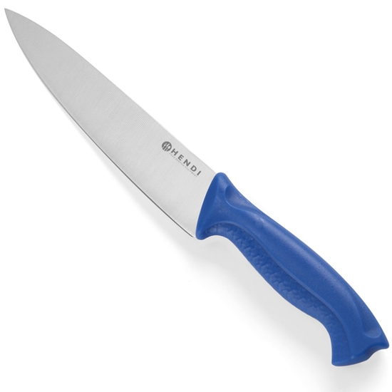 Nóż kuchenny do ryb HACCP 320mm - niebieski - HENDI 842645