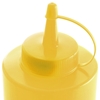 Dyspenser butelka do zimnych sosów zestaw 3szt. - żółty 0.7L - HENDI 557938