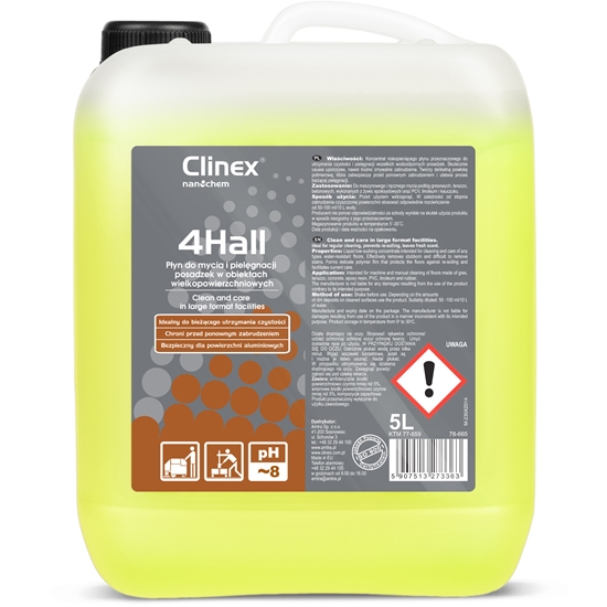 Koncentrat polimerowy płyn do mycia i pielęgnacji posadzek CLINEX 4Hall 5L