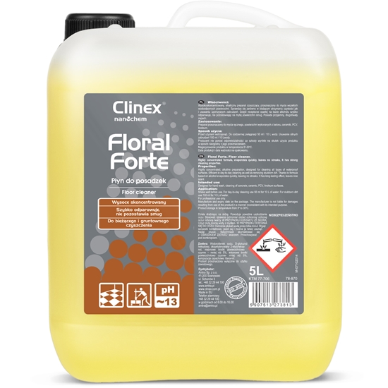 Koncentrat płyn do mycia i pielęgnacji posadzek podłóg CLINEX Floral Forte 5L