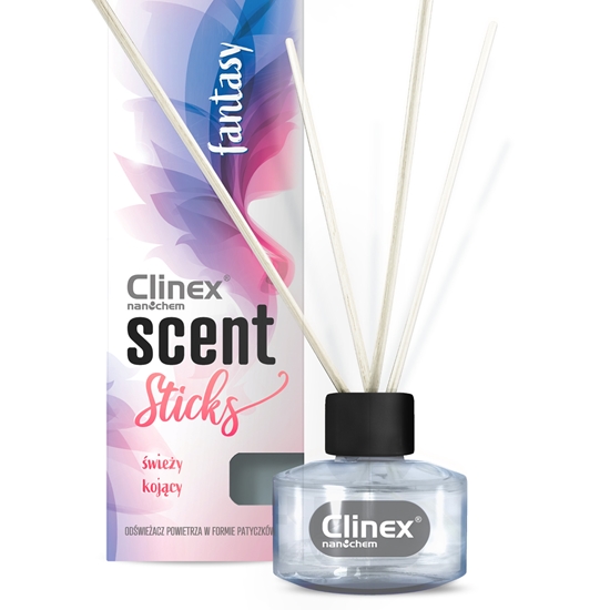 Patyczki kadzidełka zapachowe do odświeżania pomieszczeń CLINEX Scent Sticks FANTASY 45ml