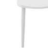 Krzesło plastikowe nowoczesne ze stalowymi nogami do 150 kg 2 szt. białe