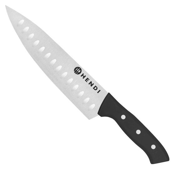 Nóż kucharski szefa kuchni ze szlifem kulowym 230 mm Profi - Hendi 840320