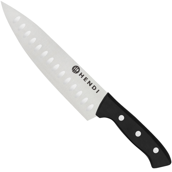 Nóż kucharski szefa kuchni ze szlifem kulowym 210 mm Profi - Hendi 840306