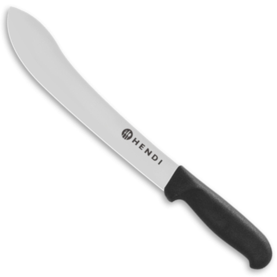 Nóż masarski do trybowania i filetowania mięsa zakrzywiony dł. 250 mm - Hendi 840184
