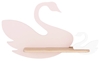 Kinkiet LED 5W dla dziecka różowo-biały łabędź Swan półeczka Candellux kids 21-75598