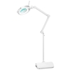Lampa lupa kosmetyczna ze szkłem powiększającym na stojaku 5 dpi 60x LED śr. 127 mm