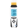 Termometr miernik temperatury przemysłowy 4 kanały K/J LCD zakres -200 do 1370 C