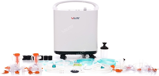 Medyczny koncentrator tlenu Welltec OCK3 z kompletem ponad 20 akcesoriów