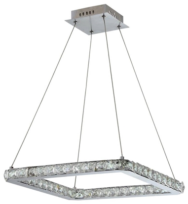 Lampa wisząca sufitowa chromo LED z kryształami Lords Candellux 31-34854